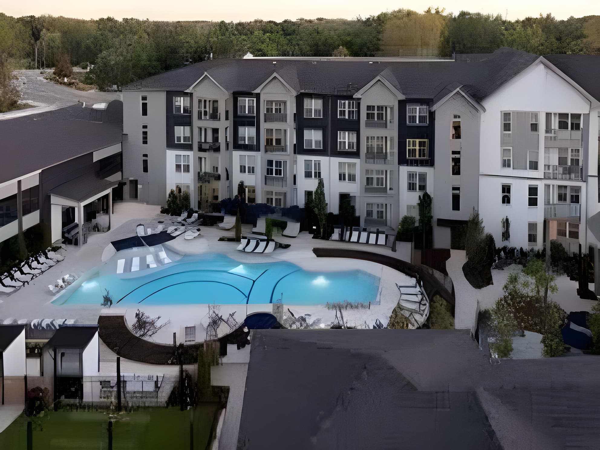 Completed multifamily apartment community plumbed by Sunshine State Plumbing